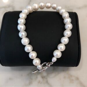 🔥Real Pearl Bracelet with Sterling Silver Clasp